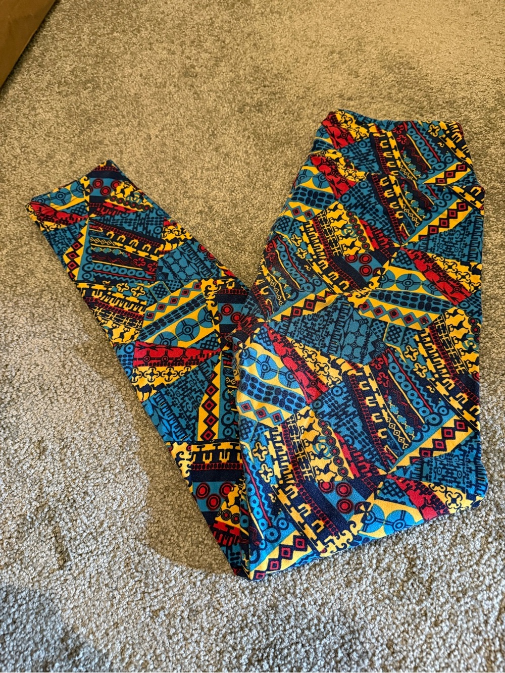 Lularoe Pottery Full Length Leggings